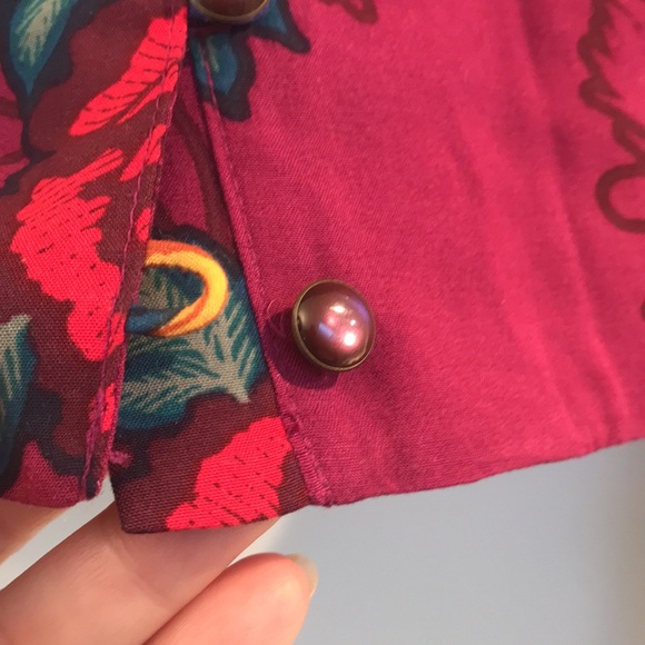 NWOT Anthropologie tie-up blouse. By Moulinette Soeurs. Sz 6. So colorful !! - Picture 9 of 10